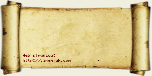 Velislava Jaćimović vizit kartica